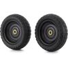 imageGorilla Carts 10 Inch No Flat Replacement Wheel Pneumatic Flat Free Cart Tires for Utility Garden Cart Wheelbarrow Dolly and Wagon 2 Pack2 Pack