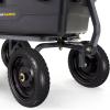 imageGorilla Carts 10 Inch No Flat Replacement Wheel Pneumatic Flat Free Cart Tires for Utility Garden Cart Wheelbarrow Dolly and Wagon 2 Pack2 Pack