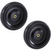 imageGorilla Carts 10 Inch No Flat Replacement Wheel Pneumatic Flat Free Cart Tires for Utility Garden Cart Wheelbarrow Dolly and Wagon 2 Pack2 Pack