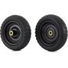 imageGorilla Carts 10 Inch No Flat Replacement Wheel Pneumatic Flat Free Cart Tires for Utility Garden Cart Wheelbarrow Dolly and Wagon 2 Pack2 Pack
