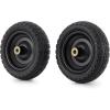 imageGorilla Carts 10 Inch No Flat Replacement Wheel Pneumatic Flat Free Cart Tires for Utility Garden Cart Wheelbarrow Dolly and Wagon 2 Pack4Pack