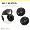 imageGorilla Carts 10 Inch No Flat Replacement Wheel Pneumatic Flat Free Cart Tires for Utility Garden Cart Wheelbarrow Dolly and Wagon 2 Pack4Pack