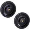 imageGorilla Carts 10 Inch No Flat Replacement Wheel Pneumatic Flat Free Cart Tires for Utility Garden Cart Wheelbarrow Dolly and Wagon 2 Pack4Pack