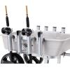 imageGorilla Carts Fish and Marine Cart Aluminum Poly Bed with Rod Holders 200 Pound Capacity