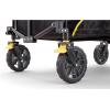 imageGorilla Carts Foldable Wagon Heavy Duty Collapsible Cart with Wheels 7 Cu Ft BlackBlack