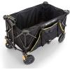 imageGorilla Carts Foldable Wagon Heavy Duty Collapsible Cart with Wheels 7 Cu Ft BlackBlack