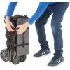 imageGorilla Carts Foldable Wagon Heavy Duty Collapsible Cart with Wheels 7 Cu Ft BlackBlue