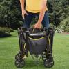 imageGorilla Carts Foldable Wagon Heavy Duty Collapsible Cart with Wheels 7 Cu Ft BlackGray