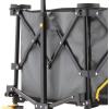 imageGorilla Carts Foldable Wagon Heavy Duty Collapsible Cart with Wheels 7 Cu Ft BlackGray