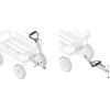imageGorilla Carts GCGHDL 2in1 Replacement Handle for Pulling and Towing 335 x 14 x 87 inches Black