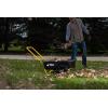 imageGorilla Carts GCR4 Poly Dump Cart 2Wheel Garden Wagon with Foldable Handle 4 cu ft 300 lb Capacity BlackYellow