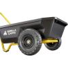 imageGorilla Carts GCR4 Poly Dump Cart 2Wheel Garden Wagon with Foldable Handle 4 cu ft 300 lb Capacity BlackYellow