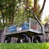 imageGorilla Carts Steel Utility Cart Tow Behind Yard and Garden Wagon 1000 LbGray
