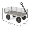 imageGorilla Carts Steel Utility Cart Tow Behind Yard and Garden Wagon 1000 LbGray