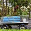 imageGorilla Carts Steel Utility Cart Tow Behind Yard and Garden Wagon 1000 LbGray