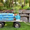 imageGorilla Carts Steel Utility Cart Tow Behind Yard and Garden Wagon 1000 LbGray