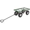 imageGorilla Carts Steel Utility Cart Tow Behind Yard and Garden Wagon 1000 LbGreen