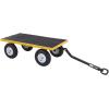 imageGorilla Carts Steel Utility Cart Tow Behind Yard and Garden Wagon 1000 LbYellow
