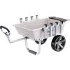 imageGorilla Carts Fish and Marine Cart Aluminum Poly Bed with Rod Holders 200 Pound Capacity