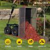 imageGorilla Carts 5 Cu Ft Steel Dump Cart with Removable Panels for Flatbed 1200 Lb Capacity