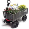 imageGorilla Carts 5 Cu Ft Steel Dump Cart with Removable Panels for Flatbed 1200 Lb Capacity