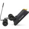 imageGorilla Carts 7GCGNF HeavyDuty Poly Dump Garden Cart with NoFlat Tires 7 Cubic Feet 1200Pound Capacity Black Amazon Exclusive4Cubic Feet