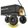 imageGorilla Carts 7GCGNF HeavyDuty Poly Dump Garden Cart with NoFlat Tires 7 Cubic Feet 1200Pound Capacity Black Amazon Exclusive4Cubic Feet