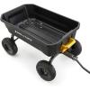 imageGorilla Carts 7GCGNF HeavyDuty Poly Dump Garden Cart with NoFlat Tires 7 Cubic Feet 1200Pound Capacity Black Amazon Exclusive4Cubic Feet