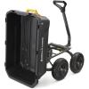 imageGorilla Carts 7GCGNF HeavyDuty Poly Dump Garden Cart with NoFlat Tires 7 Cubic Feet 1200Pound Capacity Black Amazon Exclusive7Cubic Feet