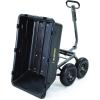 imageGorilla Carts Heavy Duty Poly Yard Dump Cart Garden Wagon Utility Wagon with Easy to Assemble Steel Frame 1500 Pound Capacity and 16 Inch Tires6Cubic Feet